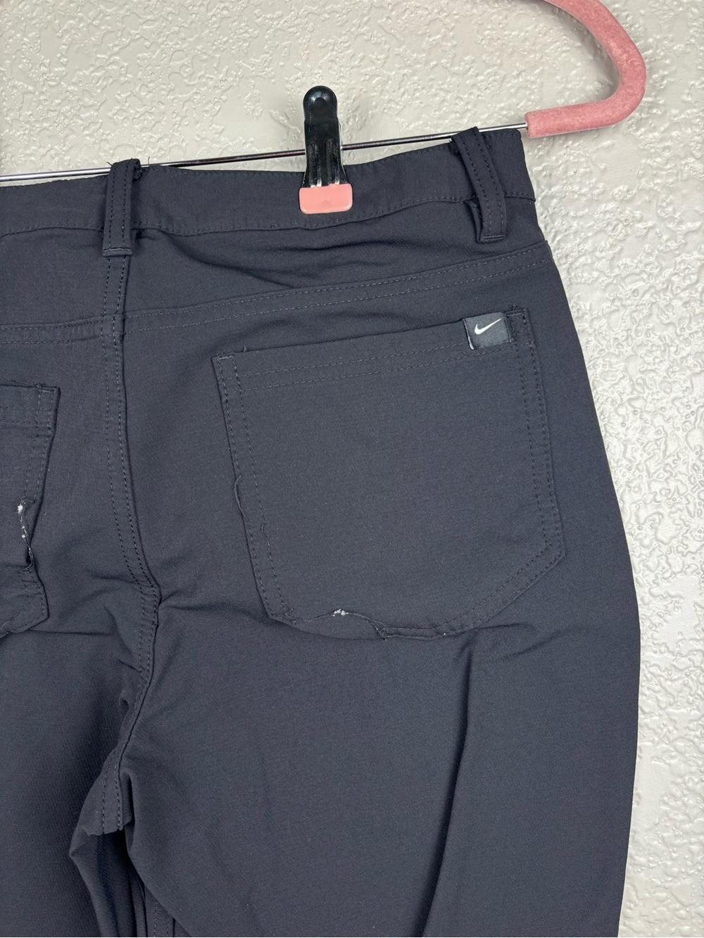 Nike Women’s Black Slim Fit Dri-FIT Athletic Pants Small High-Rise Golf Outdoors - Picture 7 of 12